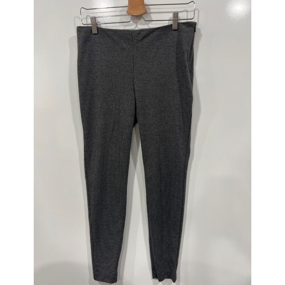 Kenar Skinny Leg Pants Size 6 Gray Houndstooth
